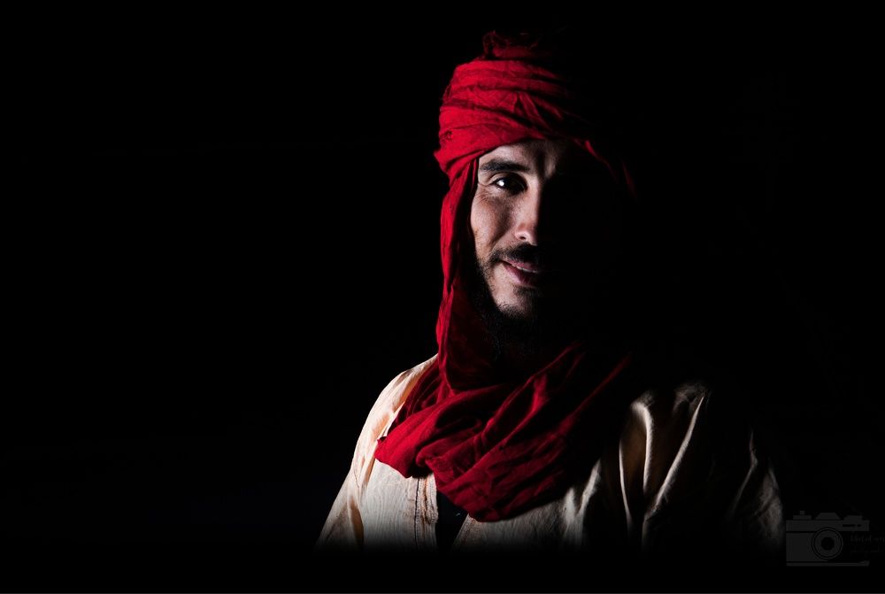 the man of the Algerian Sahara