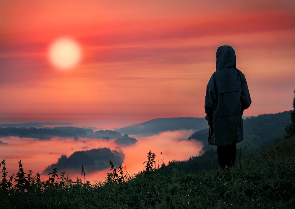 Встречая утро на реке