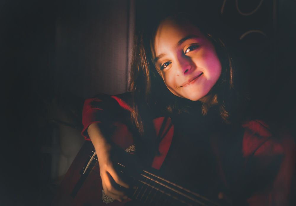 My little guitarist