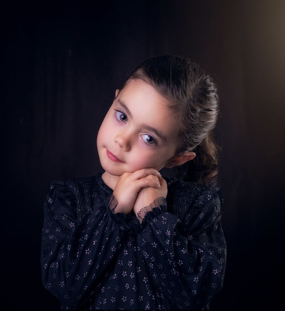 Portrait of a 5-year-old girl
