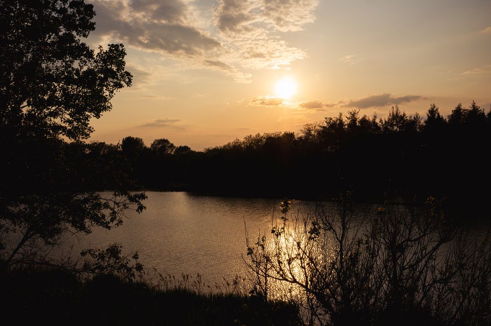 Закат в Харькове