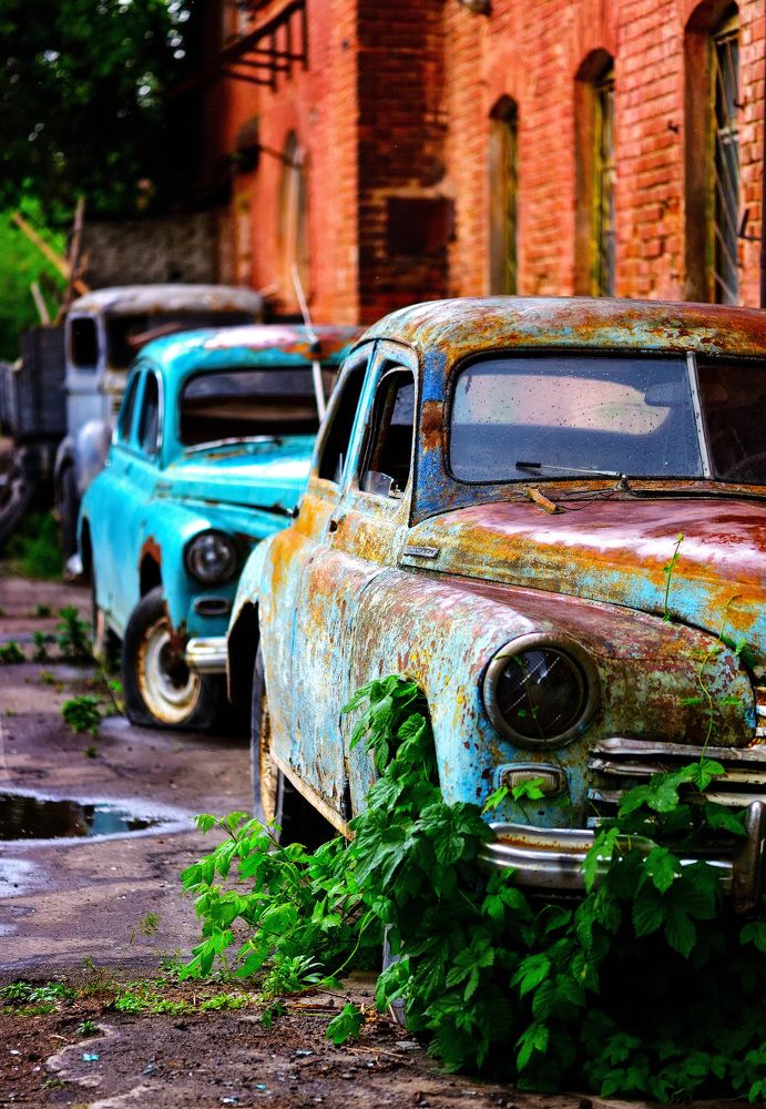 Retro car from Russia