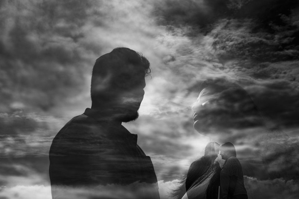 a dreamy couple portrait