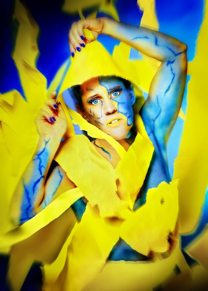 Tristesse d'une femme Ukrainienne