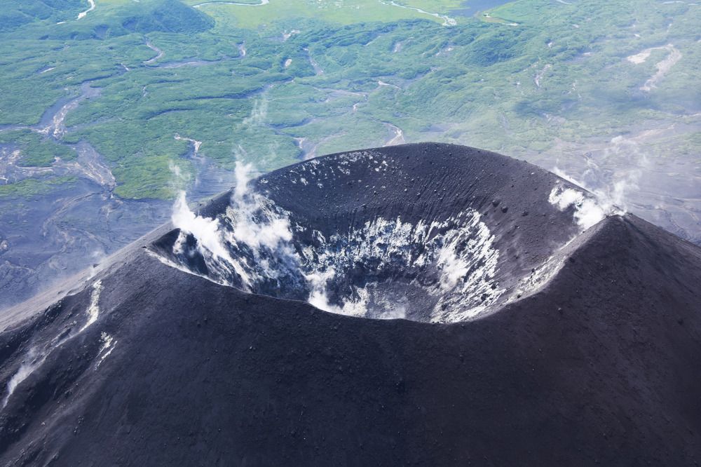 Вулкан Карымский. Камчатка.