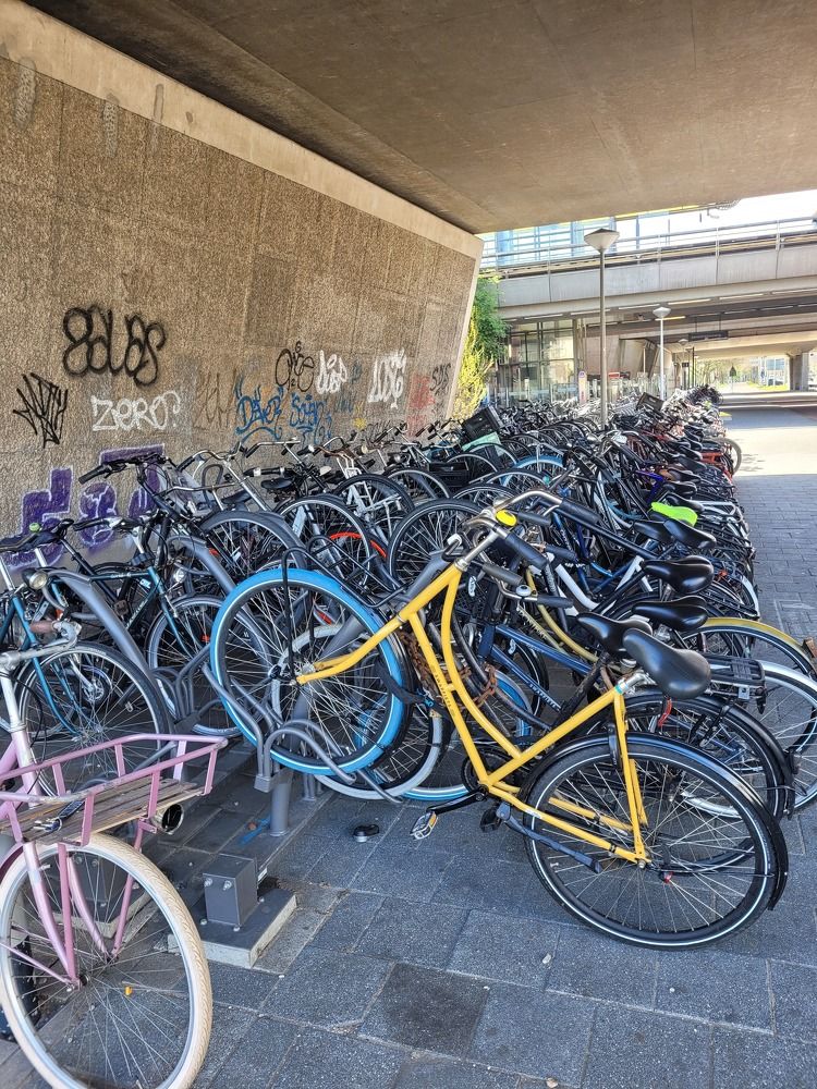 Велопарковка в Амстердаме