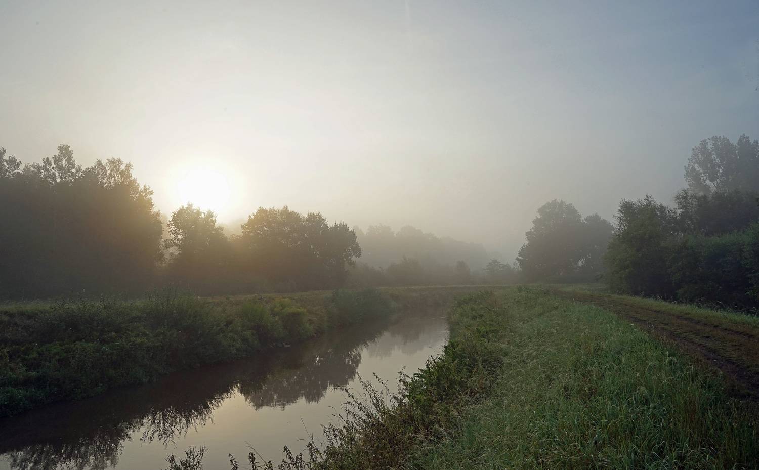 sunrise at the river