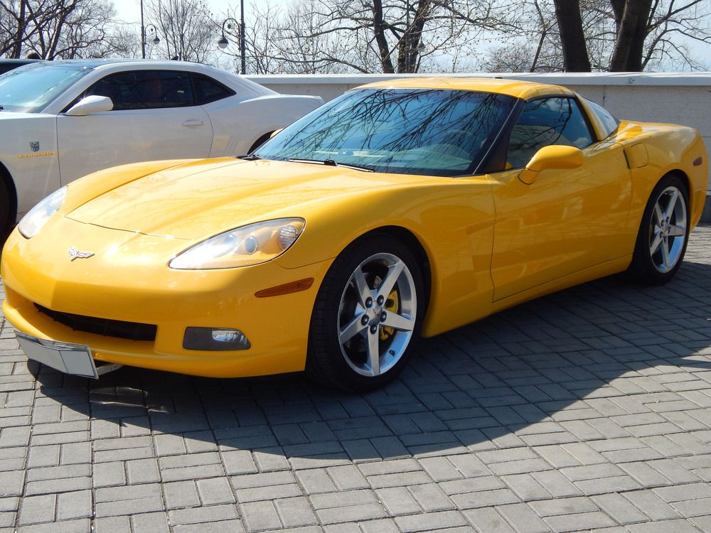 Yellow Sport Car.