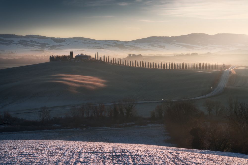 Winter Snow - Poggio Covili - Val d'Orcia