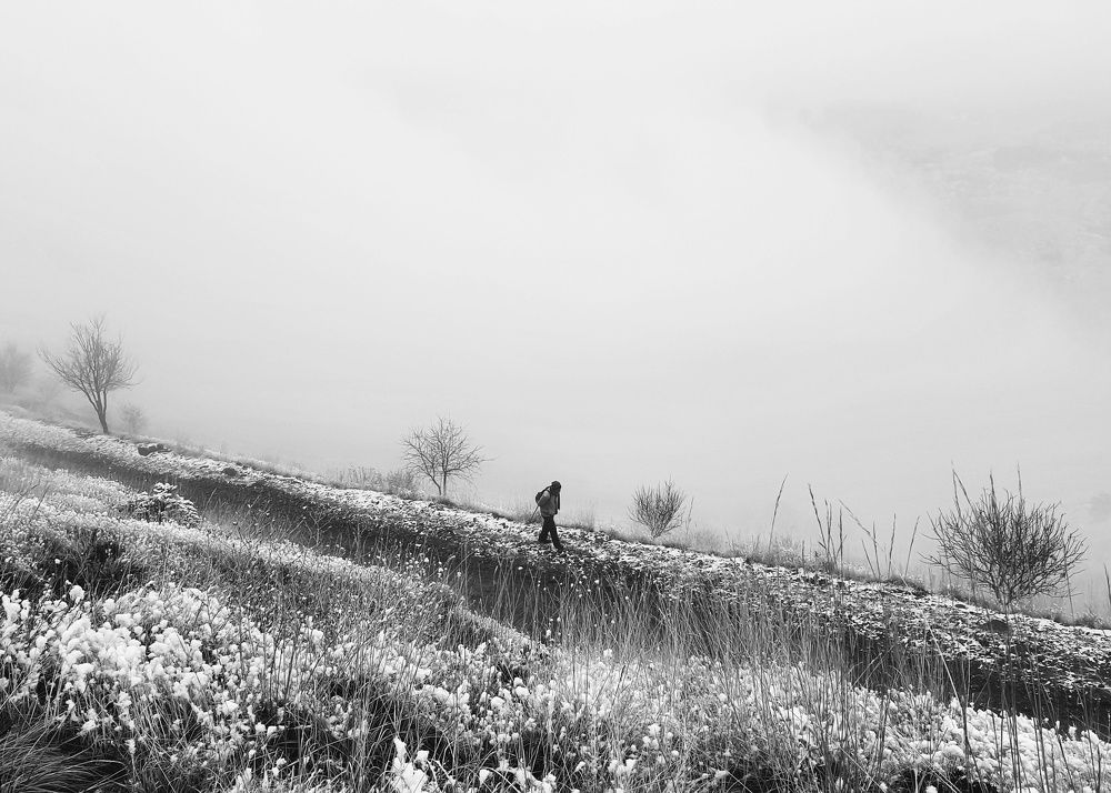 Fog in the mountain