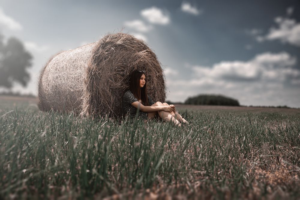 Girl in field