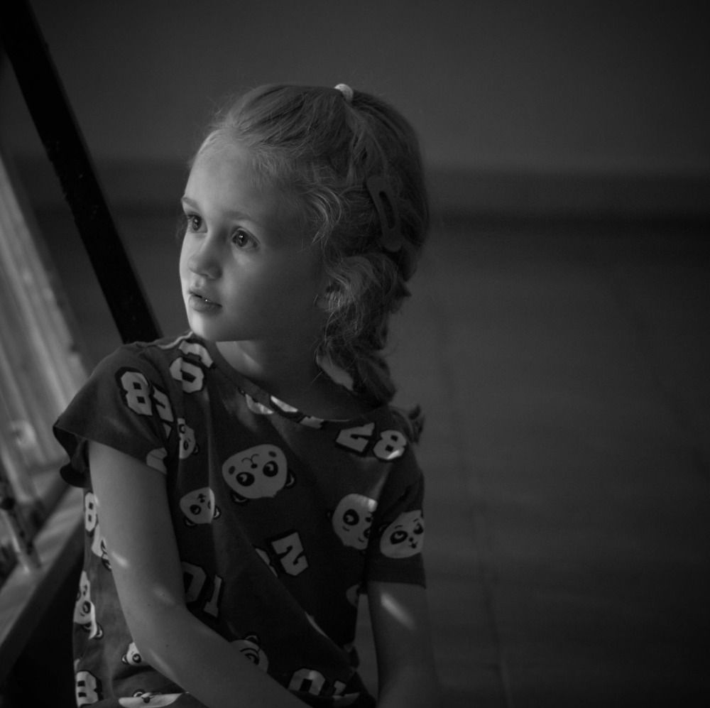 девочка и лучик