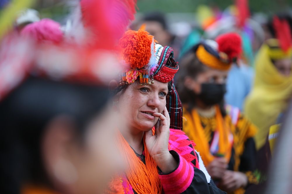 Portrait shot of Kalash tribe women