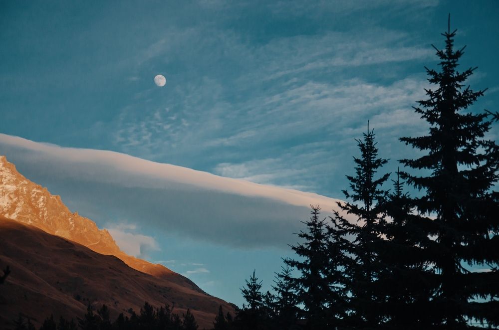 Вечер в горах