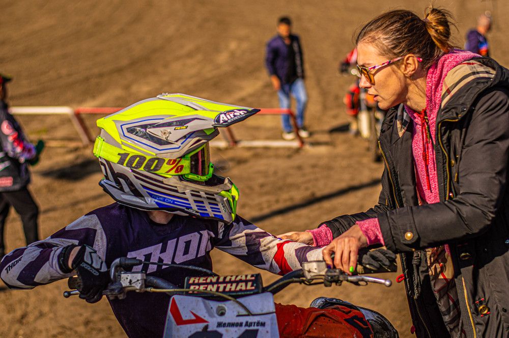 The athlete's mother