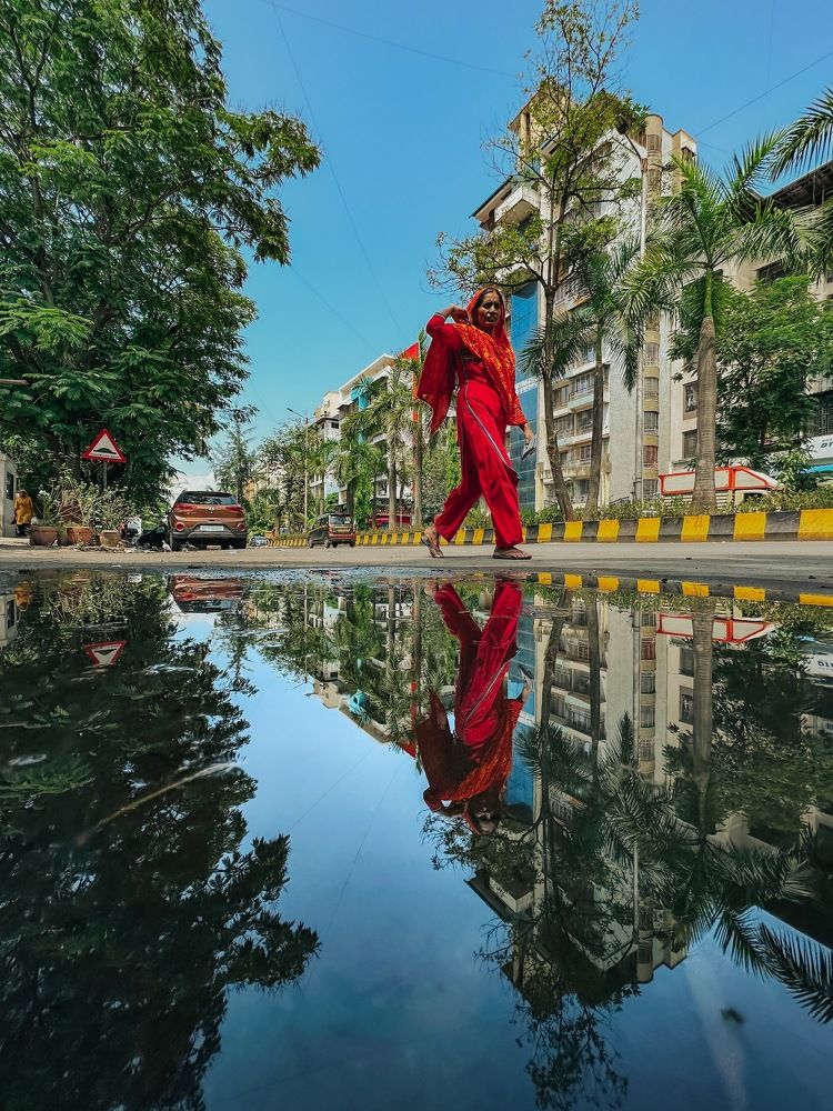 Through the looking glass.