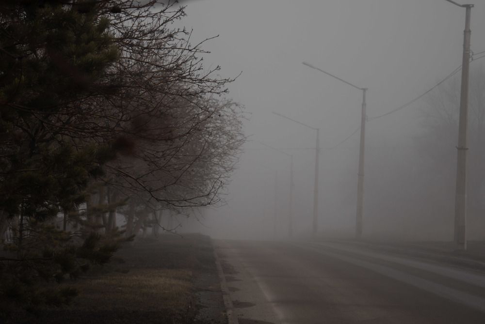 Улица в тумане