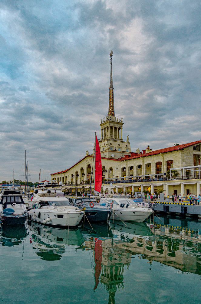 В тихой гавани.