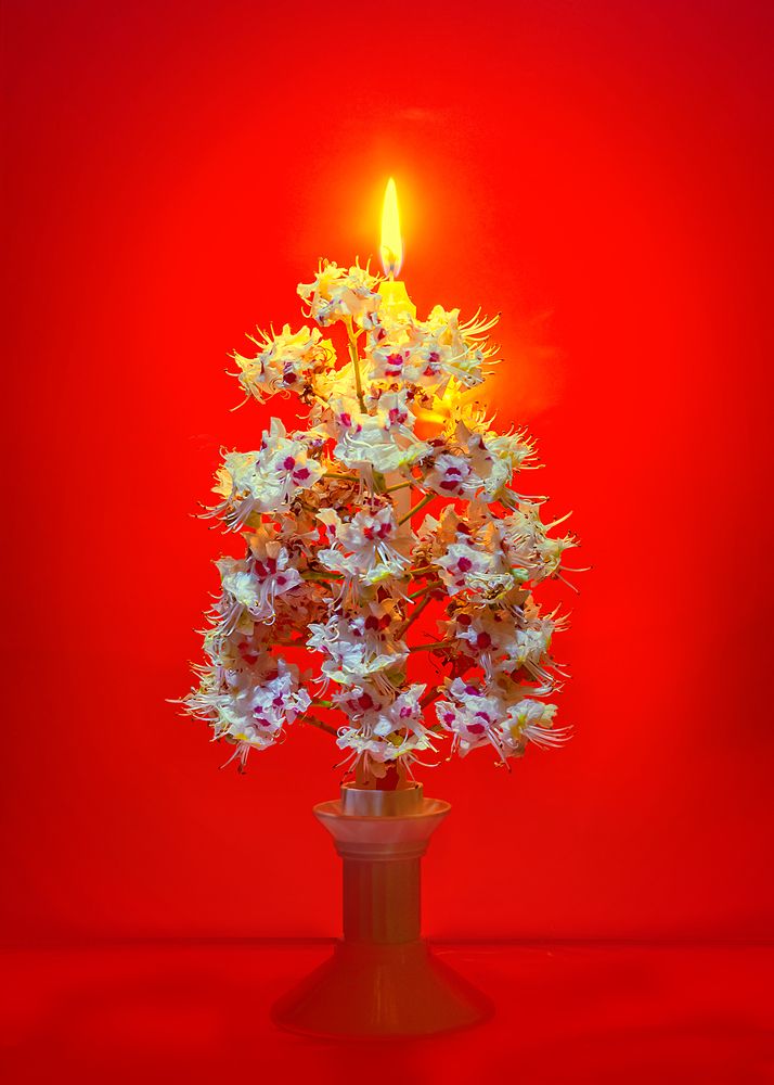 Свеча горела