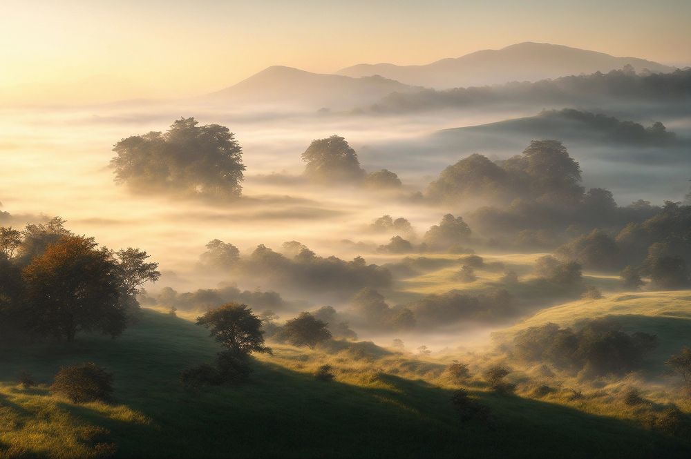 Туман над холмами