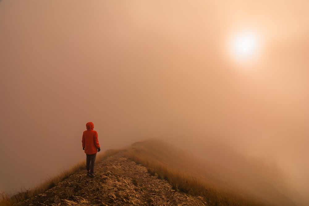 Утро. Туман. Бештау