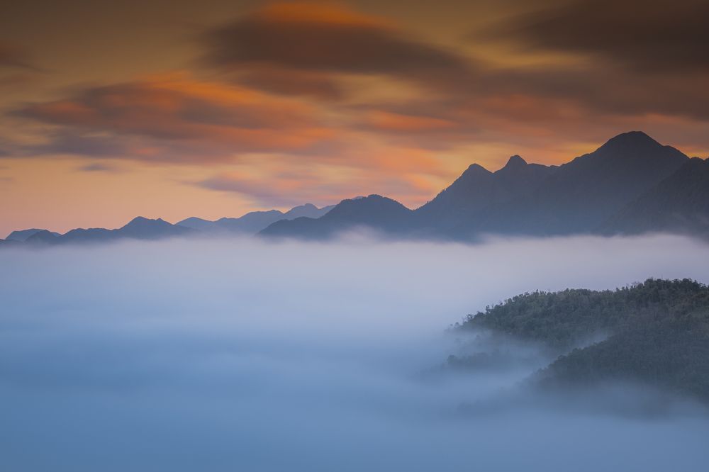 Sunset in Sa Pa, Vietnam