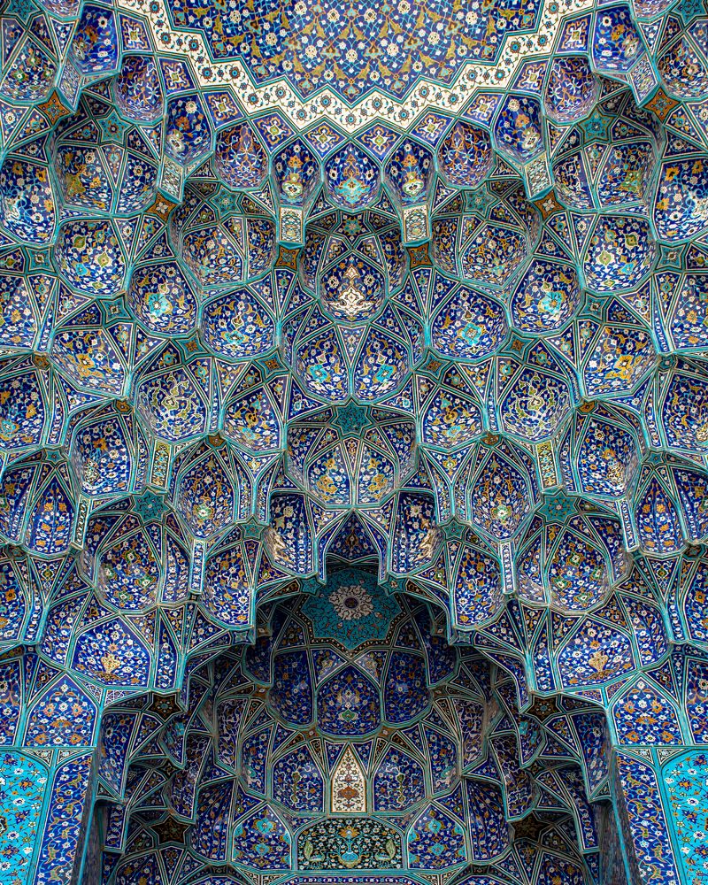 Moqrans of the Abbasi Jame Mosque in Isfahan