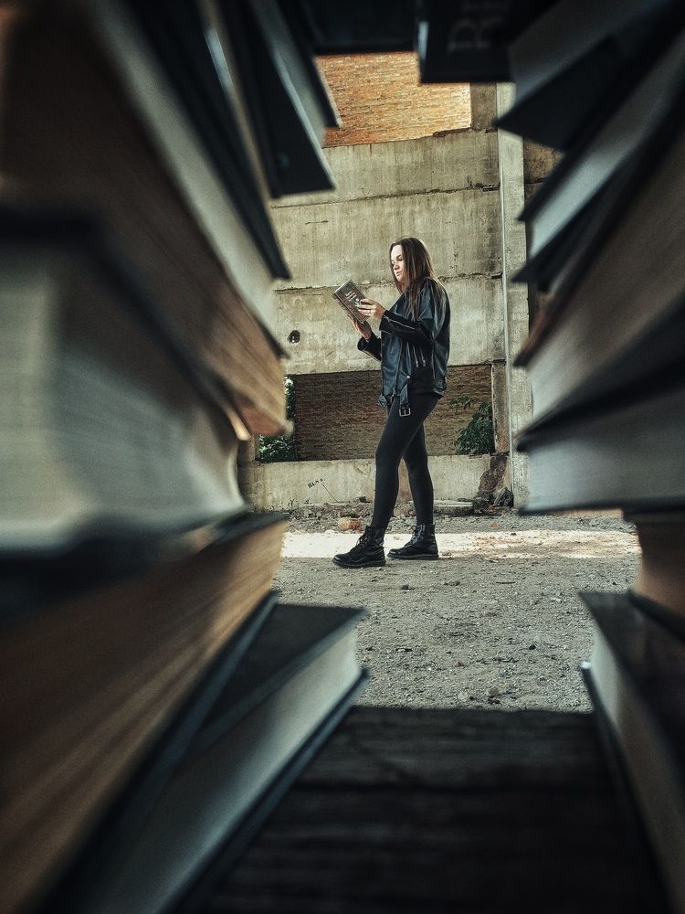 Увлечённая книгами