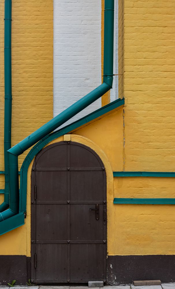 There is a door in the old tower