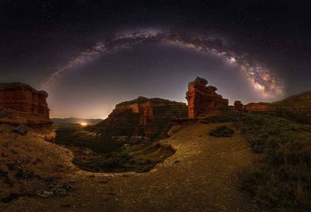 Spanish deep milky way