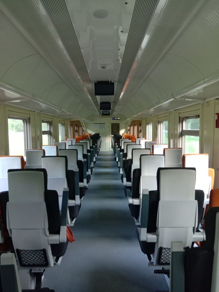 В вагоне поезда