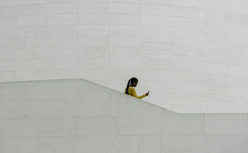 Лондон. В Британском музее.