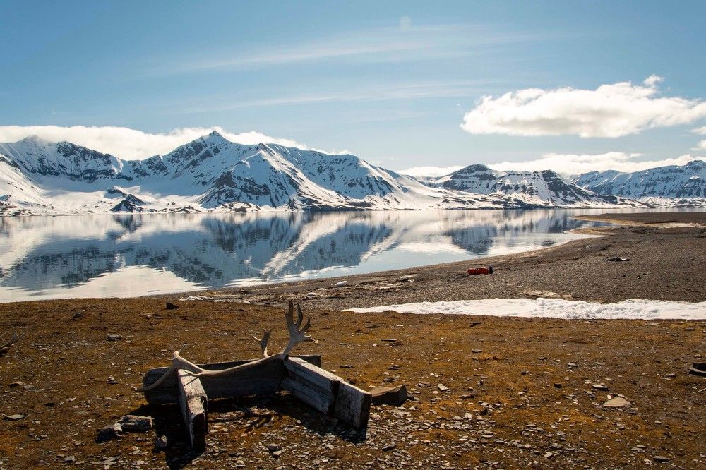 Norway, Svalbard, St. Jonsfjorden.