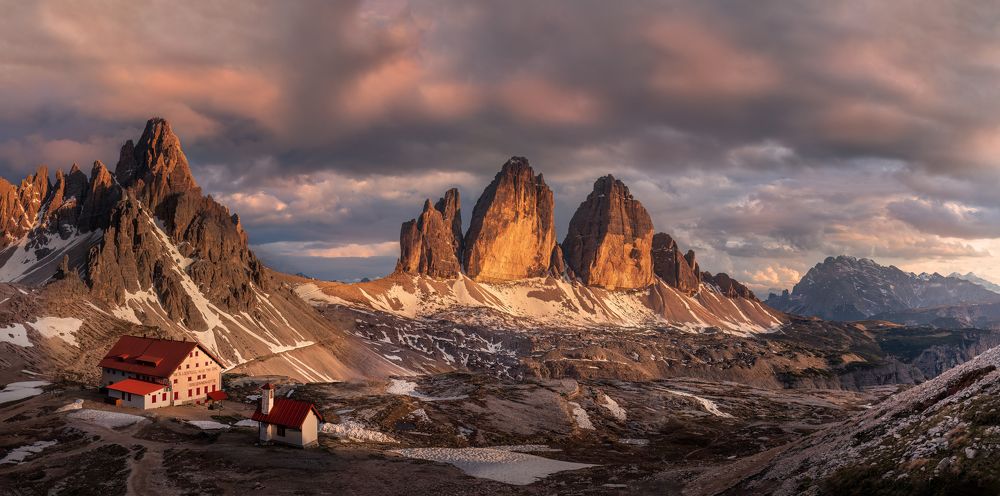 Dramatic Sky over Dolomites