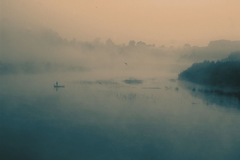 Туманное утро на реке Сылва