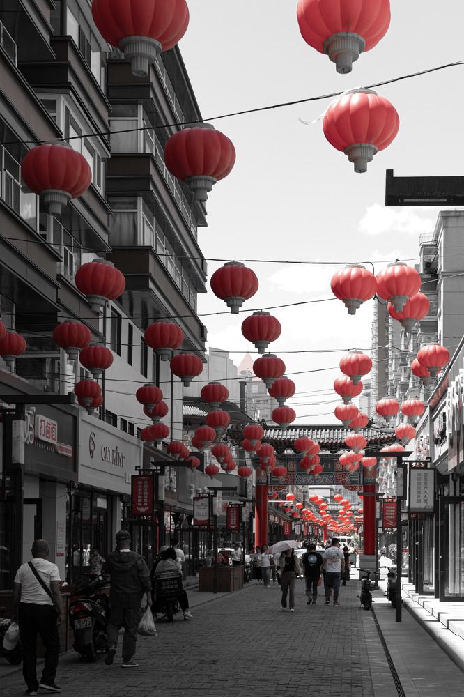 The streets of Changchun city