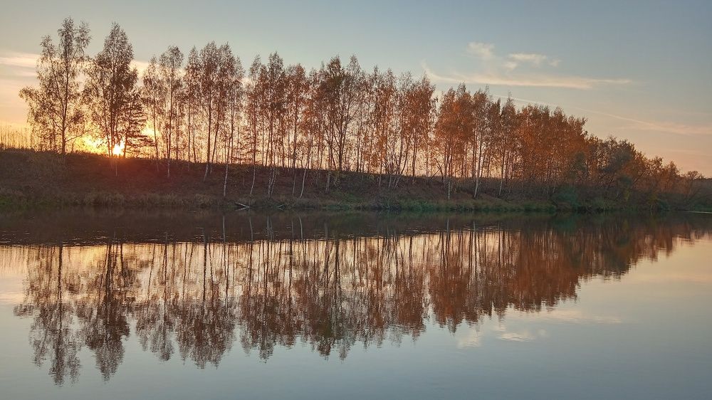 Закат на Москве-реке.