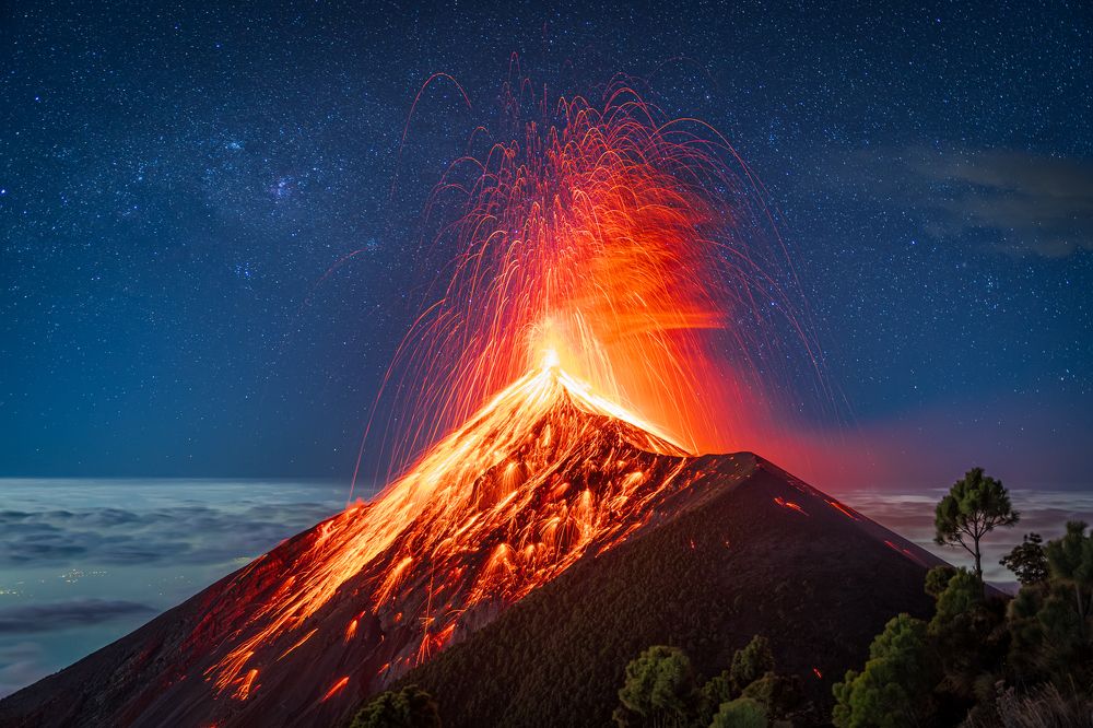 Fire's Fury: The Historic Eruption