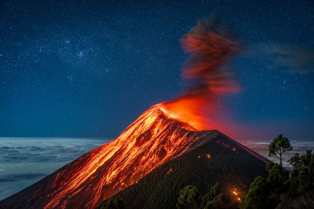 Fire's Fury: The Historic Eruption