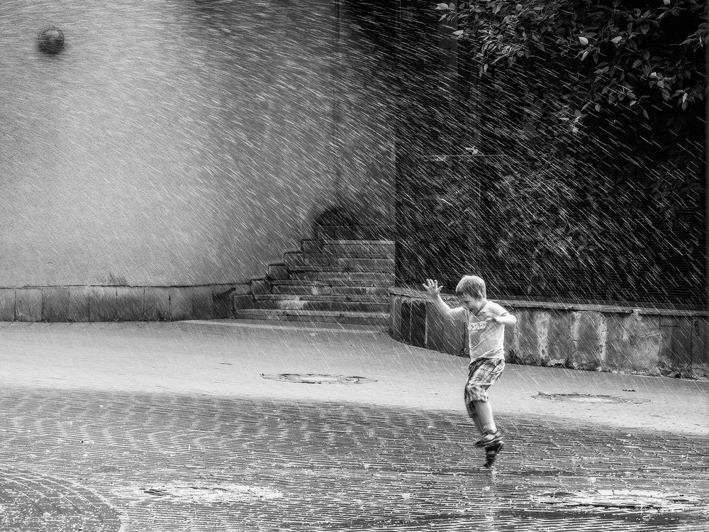 Splashes of happiness