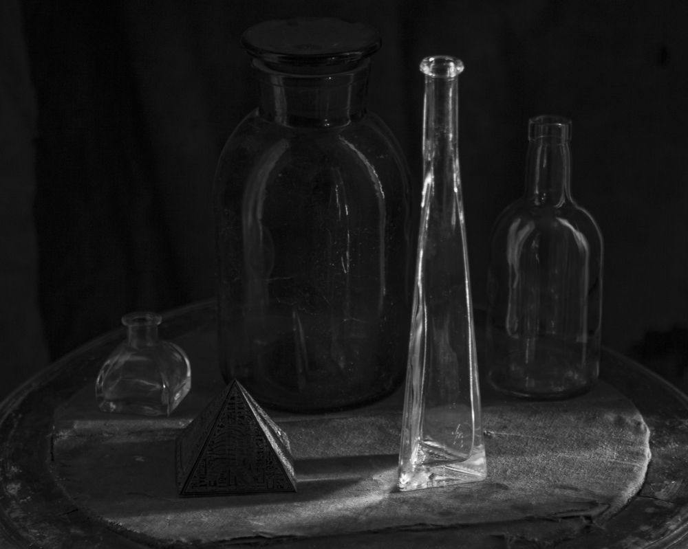 Светящаяся бутылка (из серии "Банка, бутылка и другие домашние штуки")