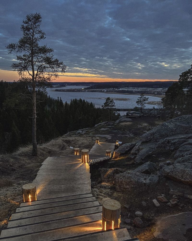 Закат на горе Паасо