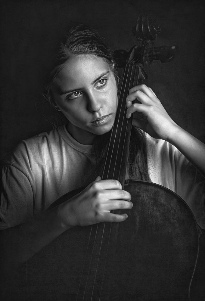 Girl with cello