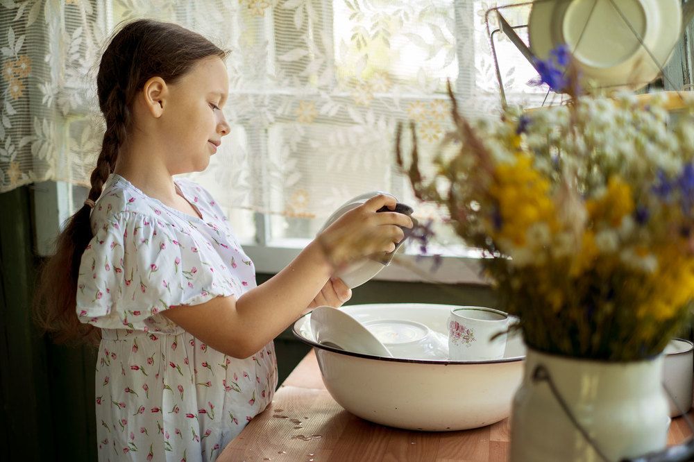 Утро в деревне