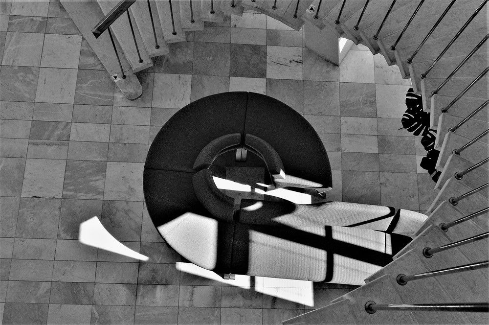 Shadows on the stairs