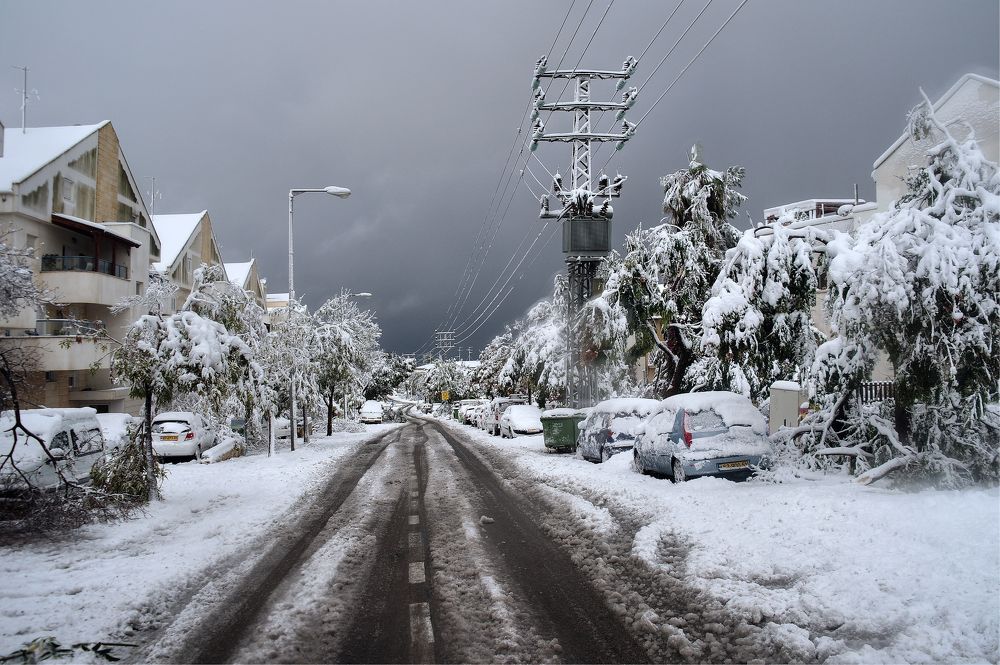 Городская зима