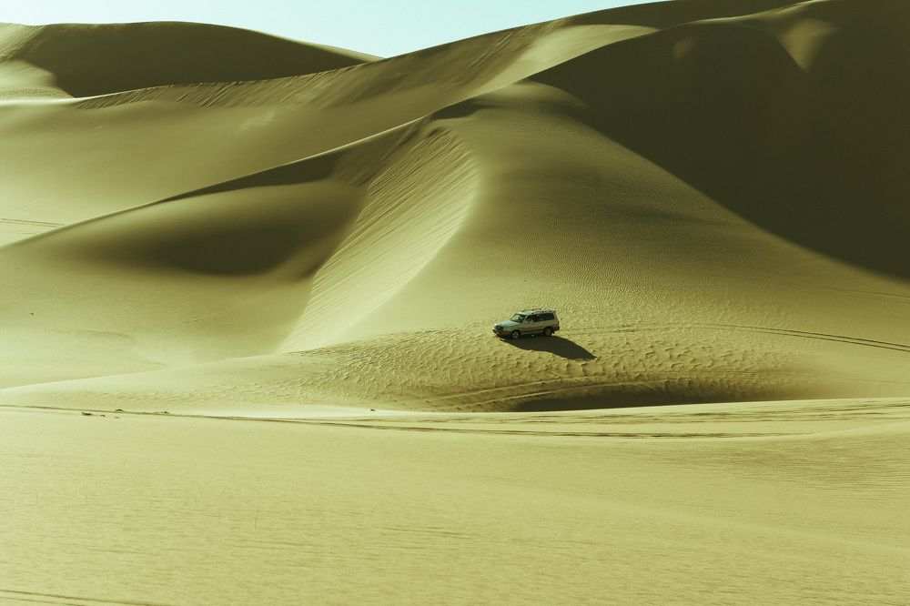 Car In Desert