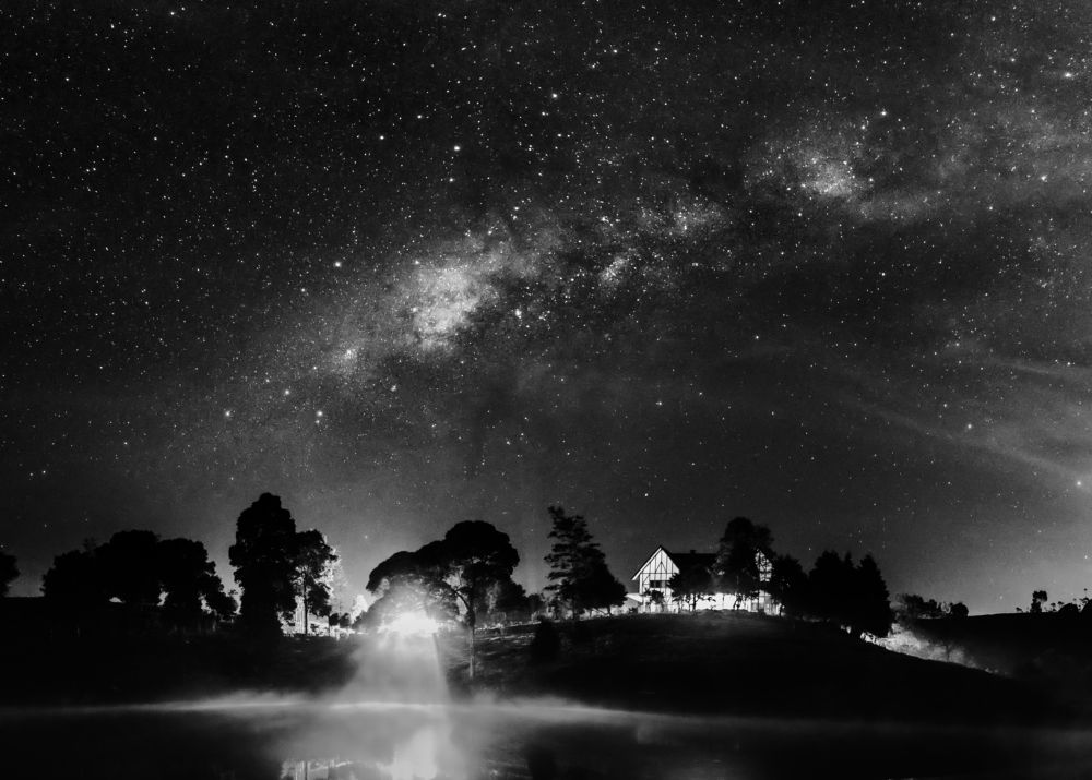 Milky Way Above My Roof