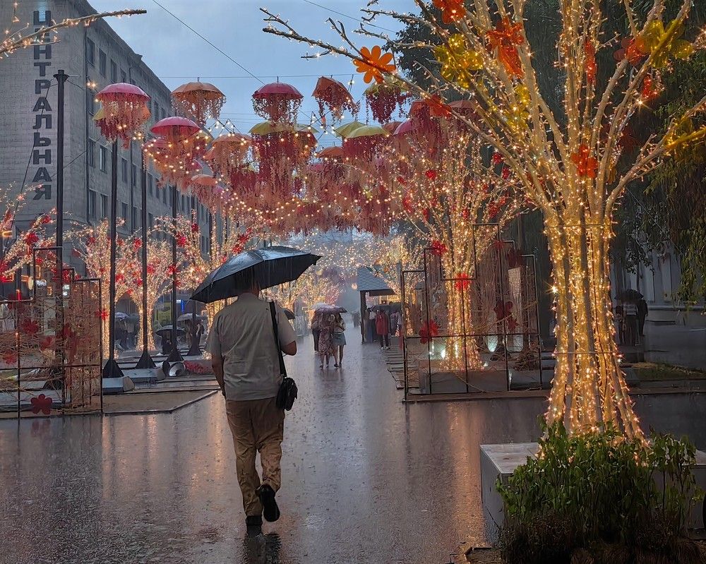 Дождь в городе