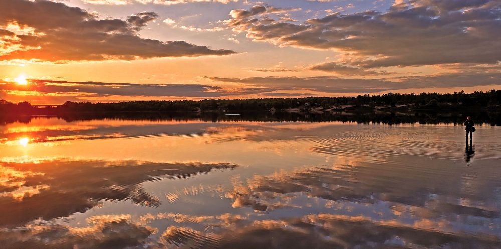 Майский закат.